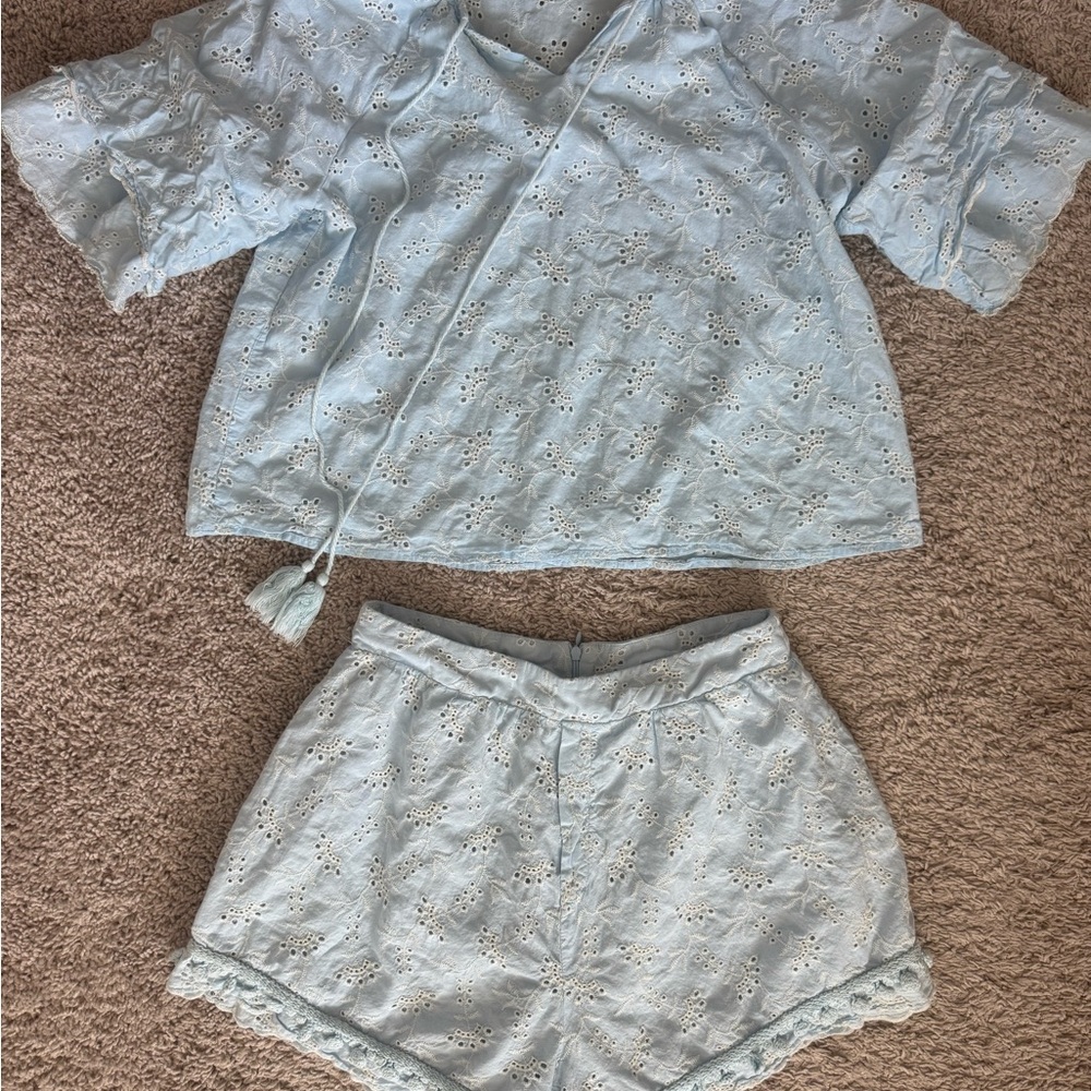 Lemon Light Blue Set